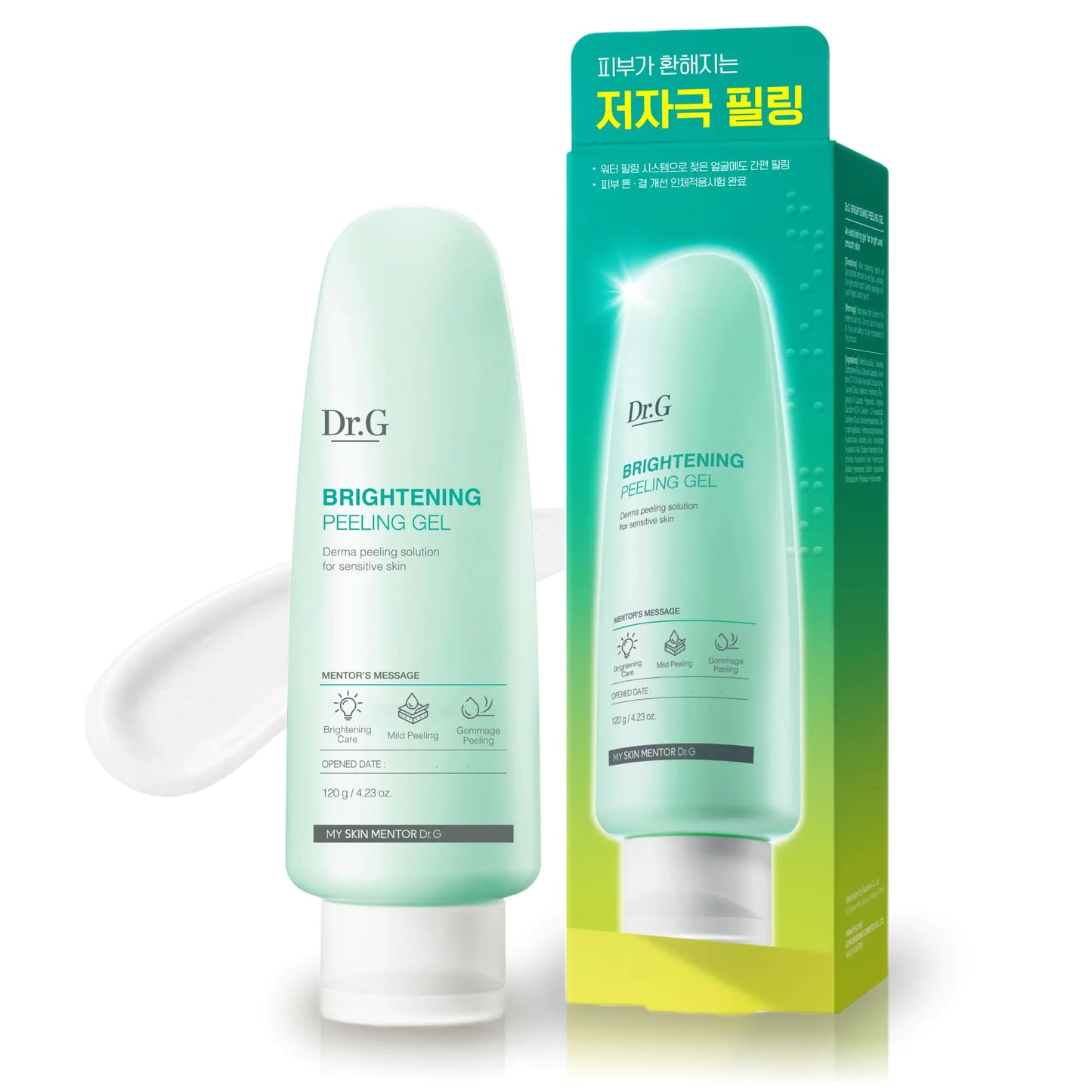 Dr.G Korean Derma Peeling Gel 120ml - Facial Peeling Gel For Face Exfoliating Gel For Face Face Exfoliator Korean Skin Care Korean Skincare Korean Beauty Products Kbeauty K Beauty Skincare